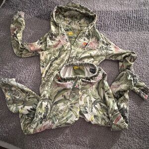 *set* Aviator Nation Jungle Sand sweatsuit